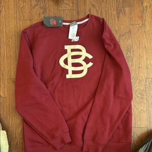 New Balance Burgundy Sweatshirt with Logo